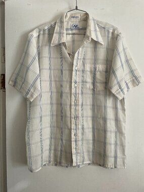 Semi Sheer Button Up - Vintage